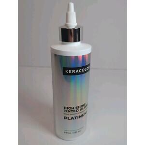 Keracolor Platinum High Shine Tinted Hair Gloss for In Shower Use 8fl oz New